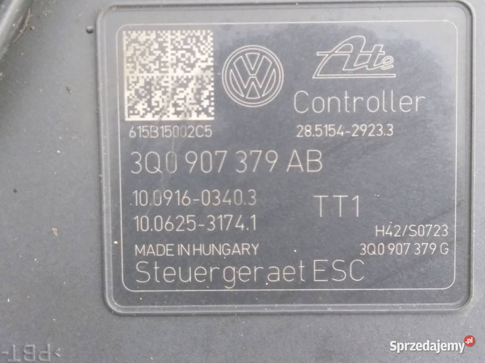 VW Touran III 3Q0614517AB pompa ABS 3Q0907379AB Dębno sprzedam