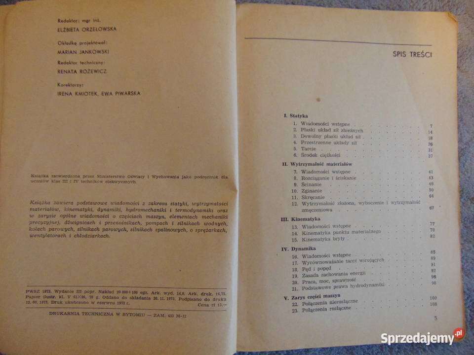 Maszynoznawstwo techników elektrycznych Stefan lubelskie Lublin