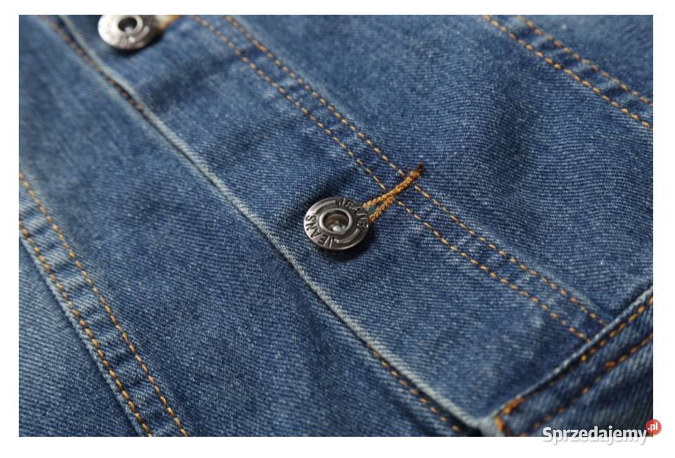 Koszula bluza katana jeansowa z odpinanym