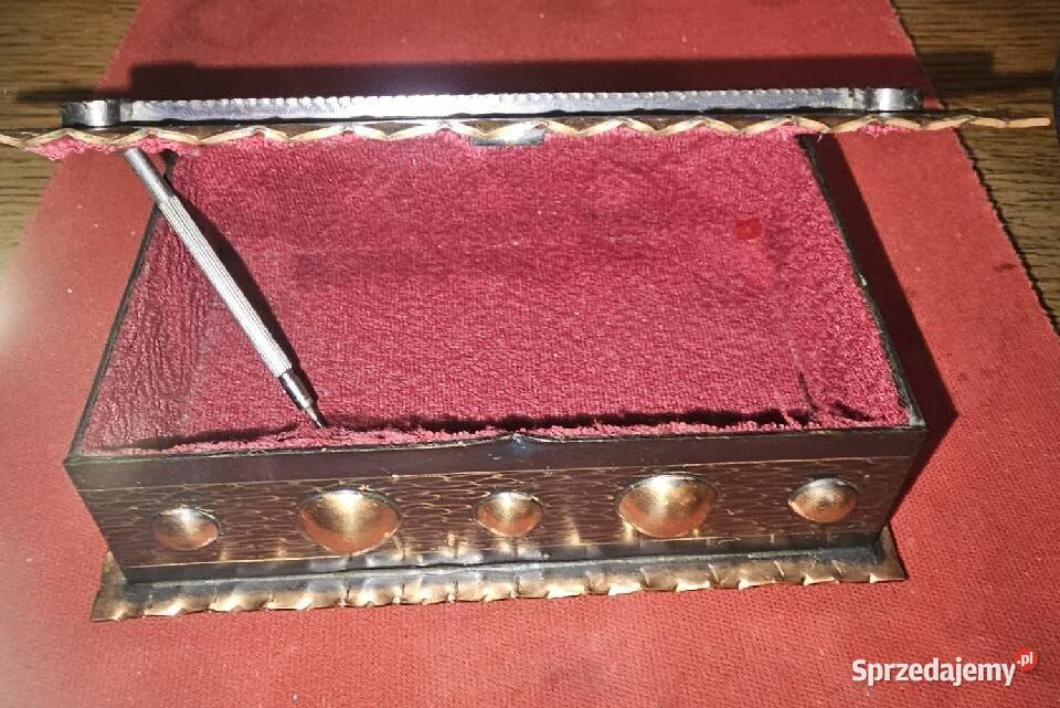 Szkatułka Miedziana na bizuterię