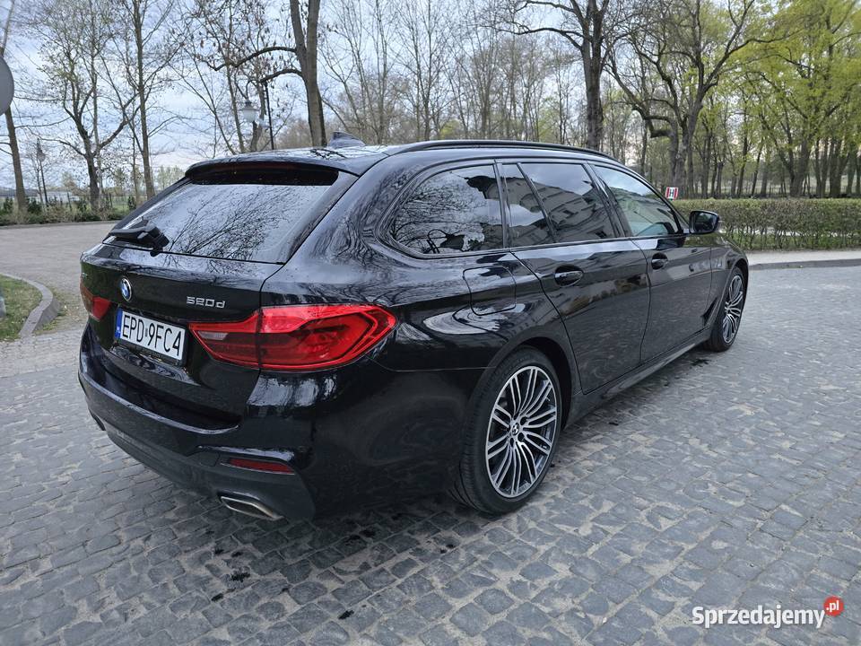 BMW 5 G31 520D Mpakiet Xdrive 2019 salon aso Rok produkcji 2019 Poddębice