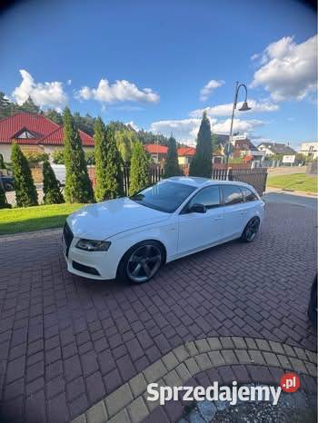 Sprzedam Audi a4 b8 170 caha sline skórzana tapicerka warmińsko-mazurskie Bartoszyce sprzedam