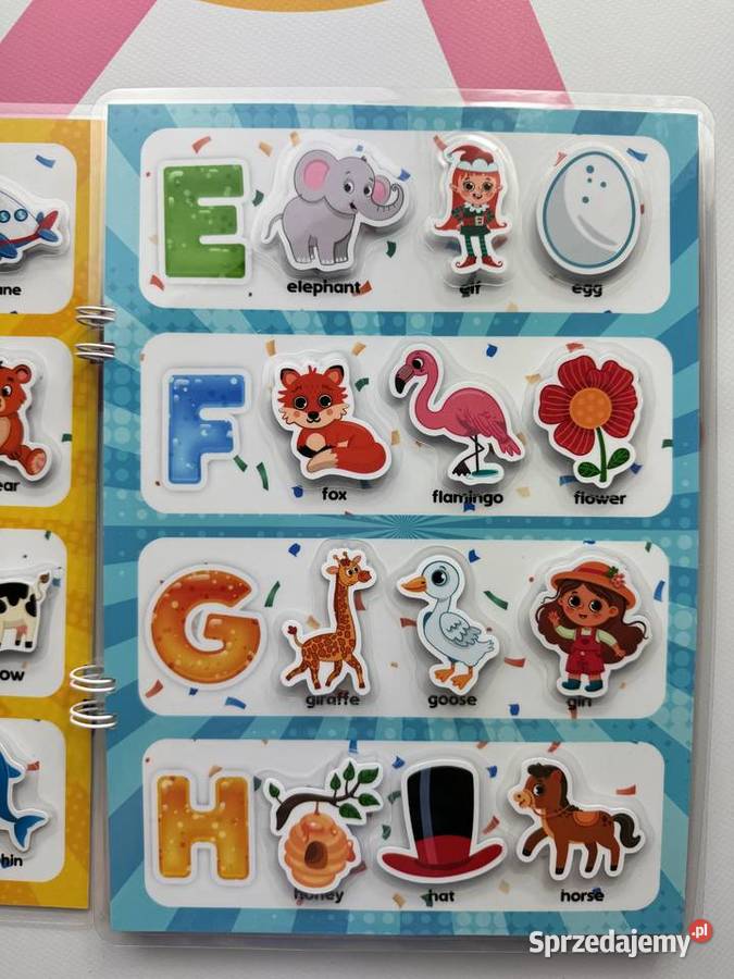 Edukacyjna gra na rzepy Alfabet angielski Raszyn
