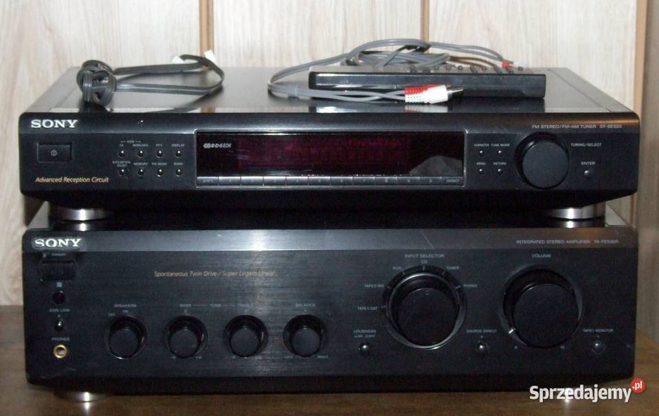 Wzmacniacz Stereo Sony TAFE530R plus Tuner Stargard