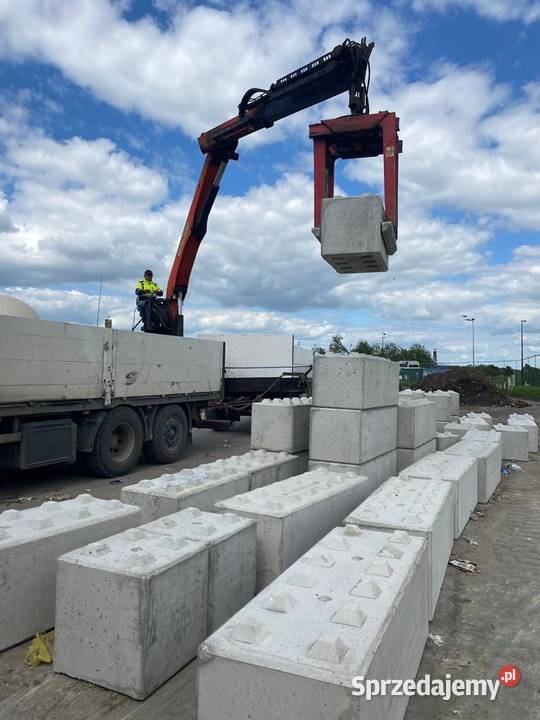 Bloki betonowe mury ściana oporowa blokklocek Mińsk Mazowiecki