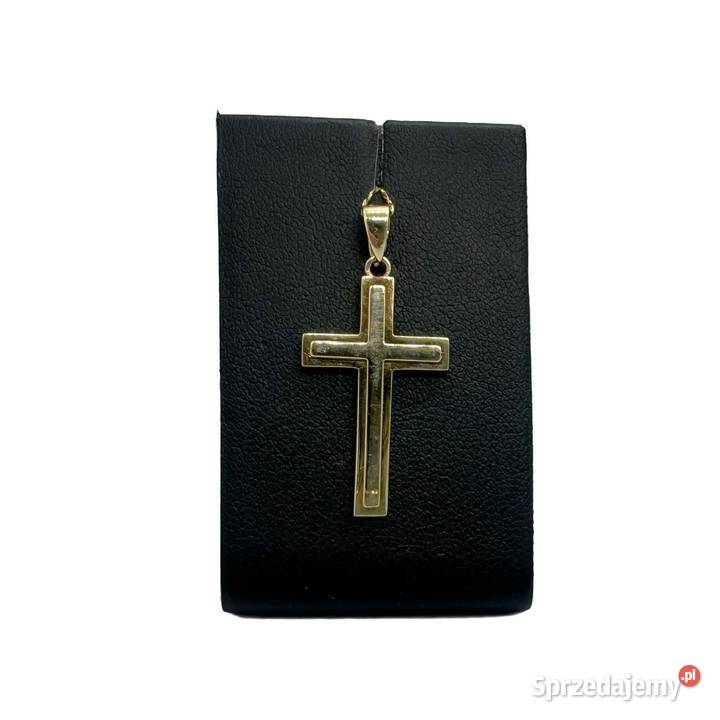 Złota zawieszka pr 333 113g Krzyżyk Elbląg