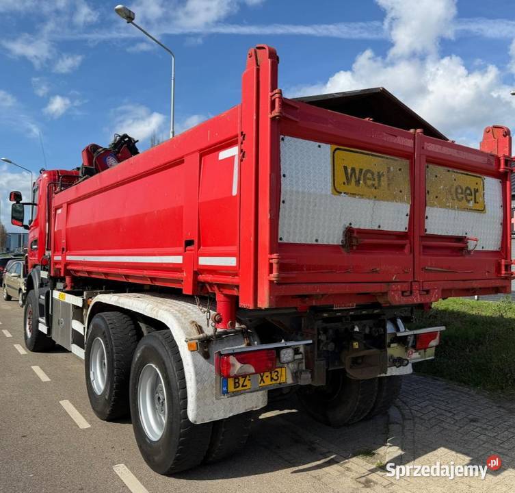Scania wywrpoka 6x6 z dzwigiem do sprowadzenia Warszawa