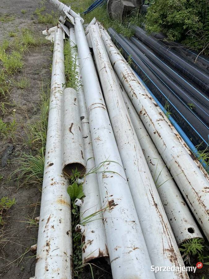 Rura stalowa grubość ścianki 10 mm dł 6 m Łazy