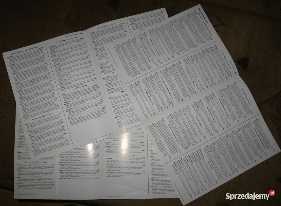 Ampeg two Catalogs Lists 2002 2003 2006 Kępice