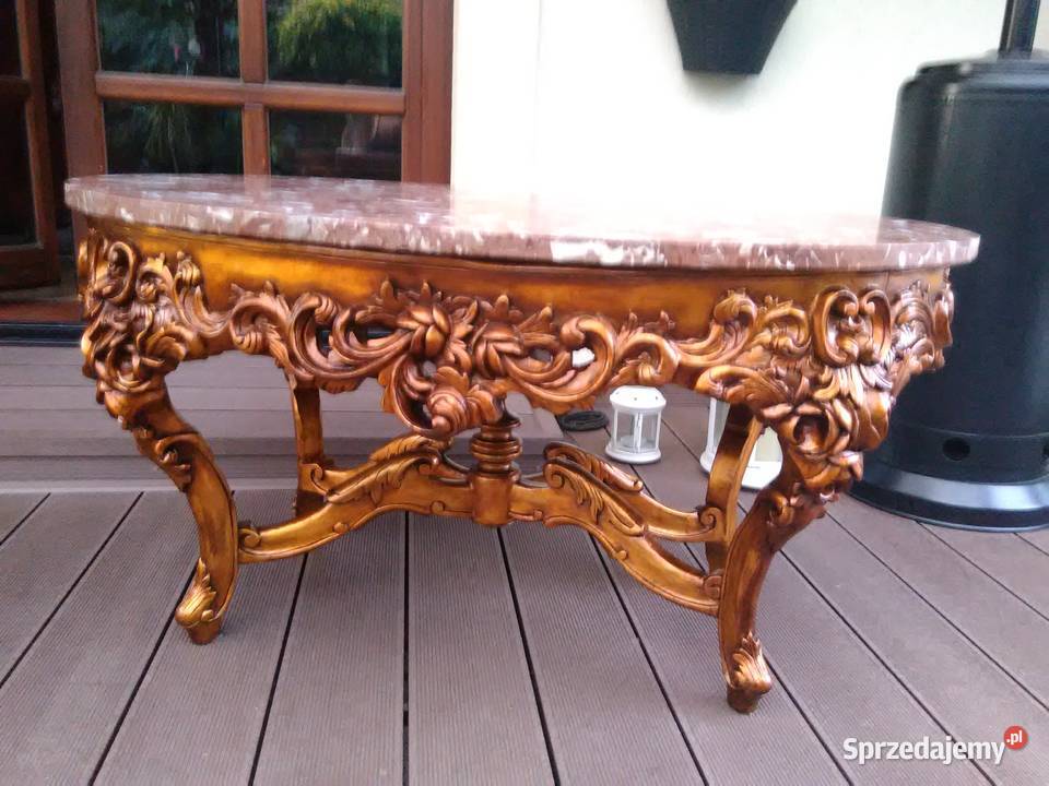 Stolik Barokowy Rzeźbione Antyk UNIKAT Kluki