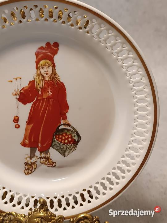 BING GRONDAHL B G Talerz Dekoracyjny 4506616 Porcelana i szkło Dobrzany