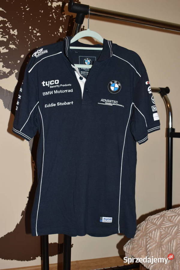 Oryginalna Granatowa Koszulka BMW Tyco Marki Stargard