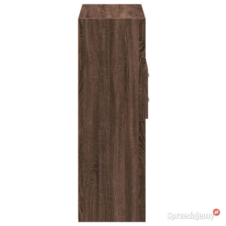 Wysoka szafka brązowy dąb 80x425x124 WM3281391 Warszawa