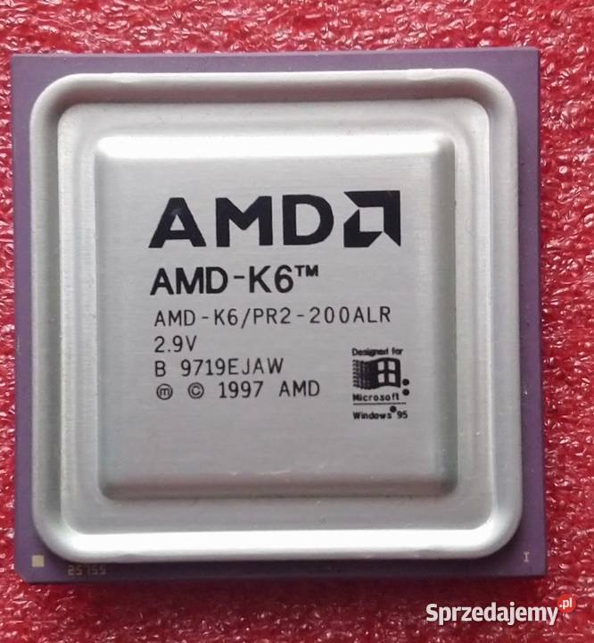 Procesor AMD K6 200MHz na socket 7 Łódź