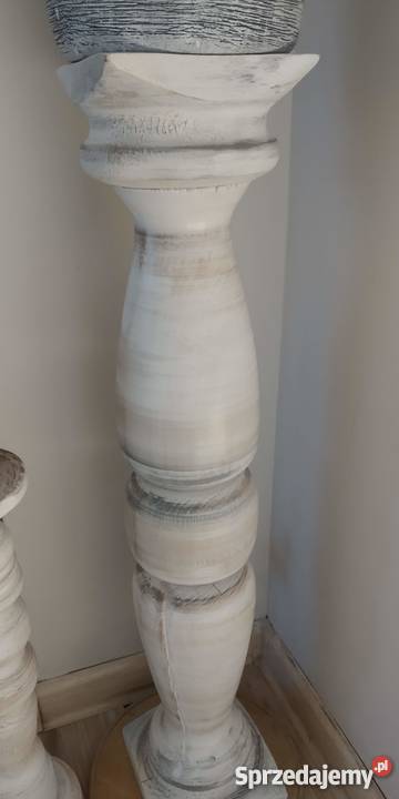 Świeczniki drewniane toczone rękodzieło Wieluń sprzedam