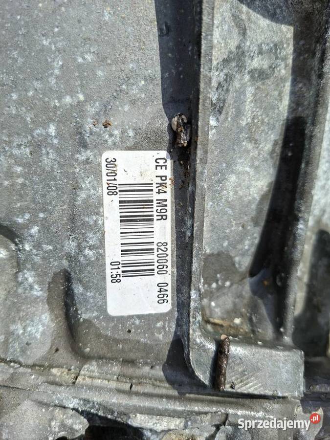 Skrzynia biegow PK4 M9R 8200600466 Renault Słupno