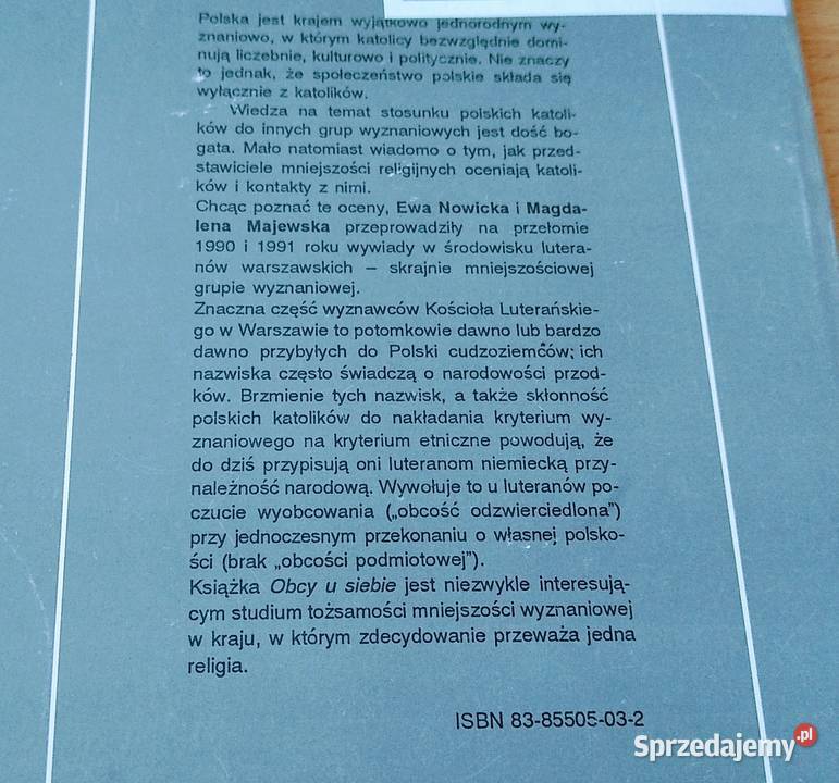 Obcy u siebie luteranie warszawscy Nowicka Gdańsk