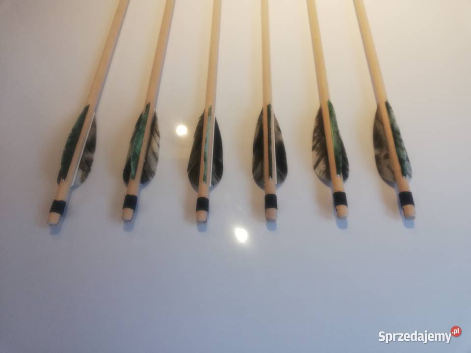 Strzały drewniane tradycyjne naturalne pióra Sporty strzeleckie i myślistwo małopolskie Nowy Sącz