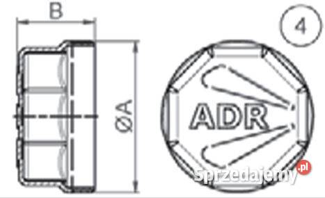 Kołpak koła ADR komplet M82x2 4 9RT80T Kamionna