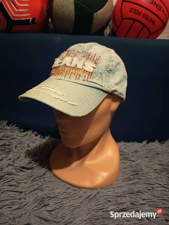 Niebieska Jeansowa Czapka z Daszkiem Dzieci York biały Suwałki