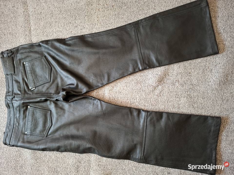 Spodnie damskie skórzane czarny zachodniopomorskie Stargard