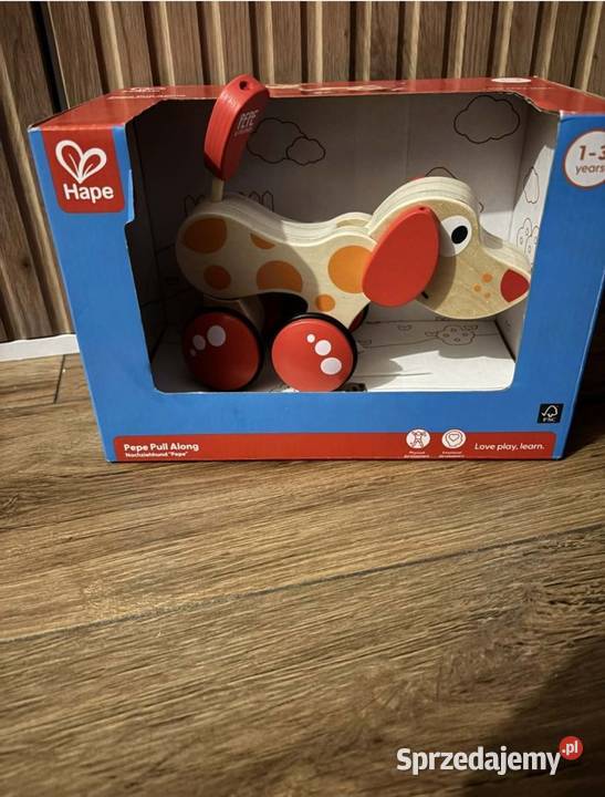Hape piesek do ciągnięcia do sznurku mazowieckie Warszawa