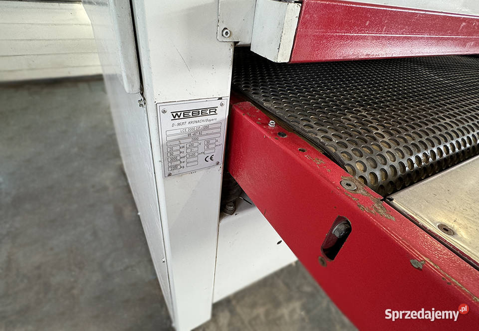 Szlifierka szerokotaśmowa WEBER LCE 2000 DP1350