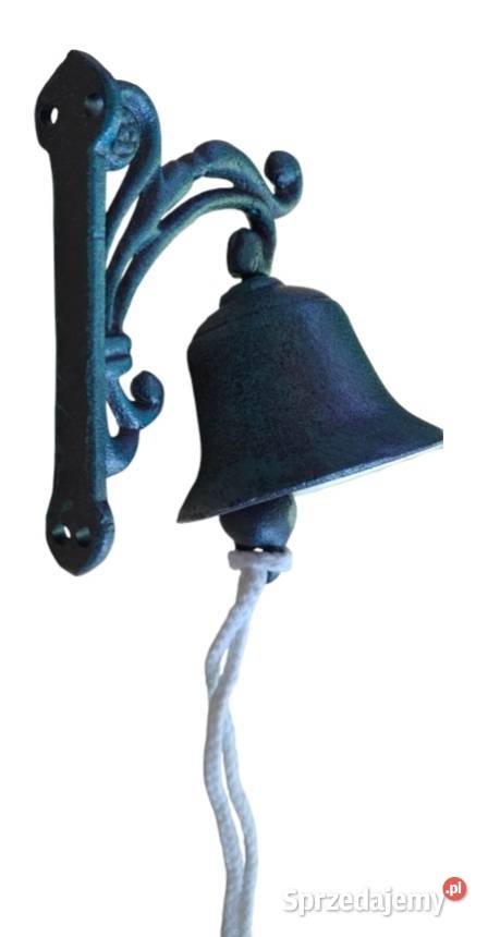 Dzwonek Żeliwny do Drzwi Ogrodu Ozdobny Dzwonki wietrzne Mszczonów sprzedam