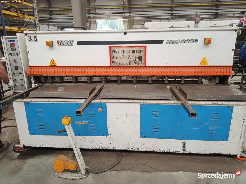 Gilotyna ERMAK HGS 2600 X 6 Jelenia Góra