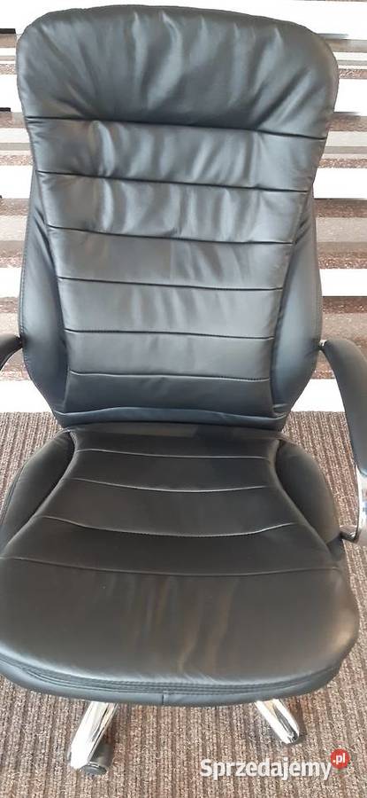 Fotel obrotowy SKÓRA NATURALNA Q154 Fotele i krzesła obrotowe