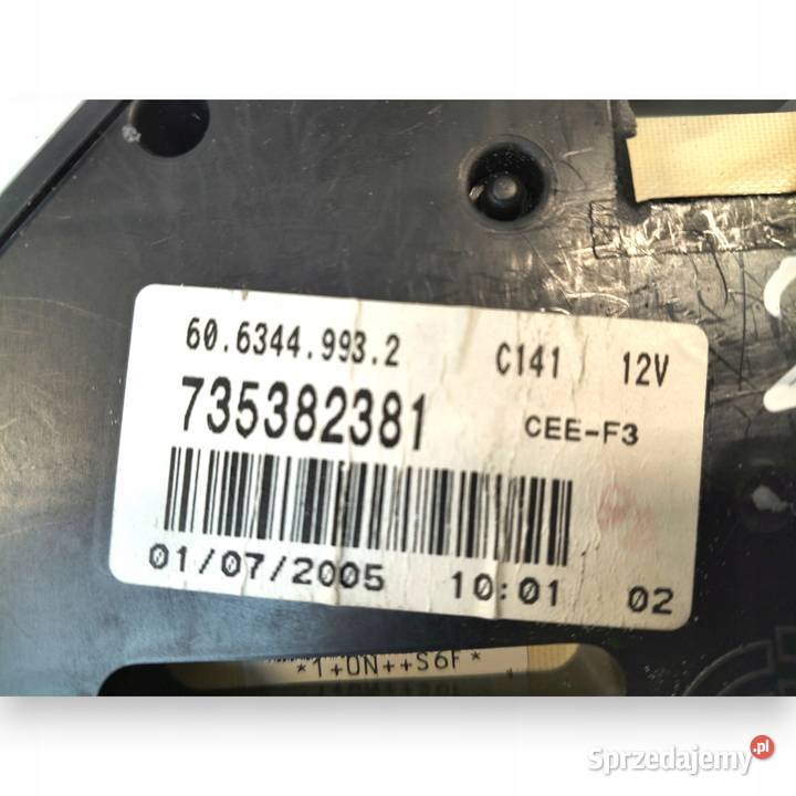 LICZNIK ZEGARY 735382381 Fiat Seicento 11 B lubelskie Chełm