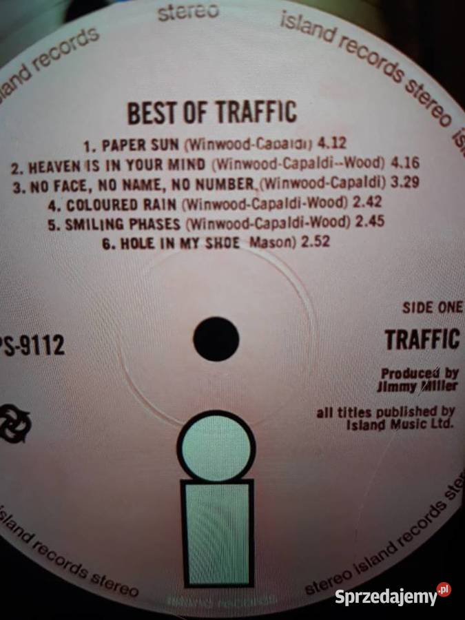 Archiwum blues rocka TRAFFIC Best Traffic 1970 Rzeszów