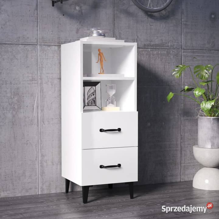 Szafka biała połysk 345x34x90 materiał Warszawa