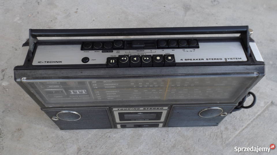 Radiomagnetofon ITT ICTECHNIK CrO2 Fe automatic Radioodtwarzacze Grodziczno