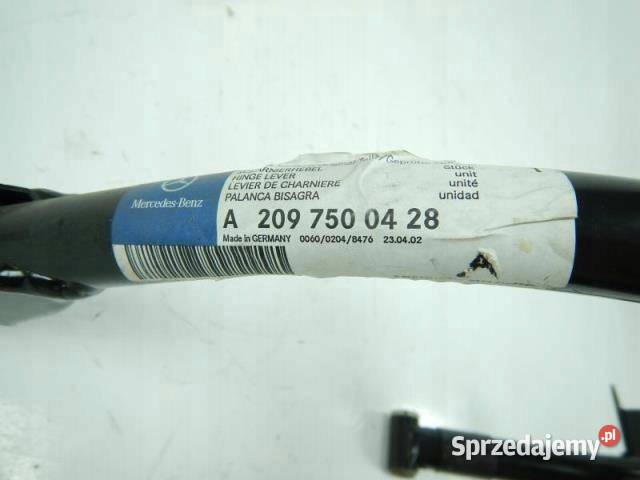 ZAWIAS KLAPY PRAWY MERCEDES W209 ORYGINAŁ OEM