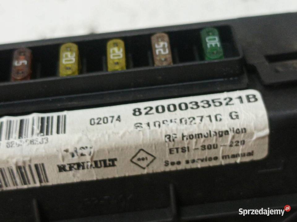 SKRZYNKA BSI 8200033521B Renault Scenic I