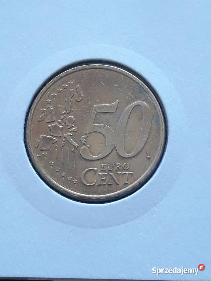 50 Eurocentów Holandia 2002 r Antyki, Sztuka, Kolekcje