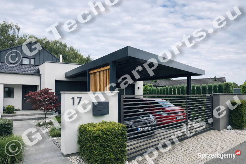 Wiata stalowa garażowa 6x6 carport 2 stanowiska małopolskie Tarnów