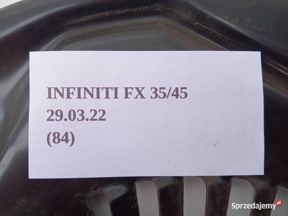 TARCZA KOTWICZNA PRAWA LEWA PRZÓD INFINITI FX35 Nowy Tomyśl