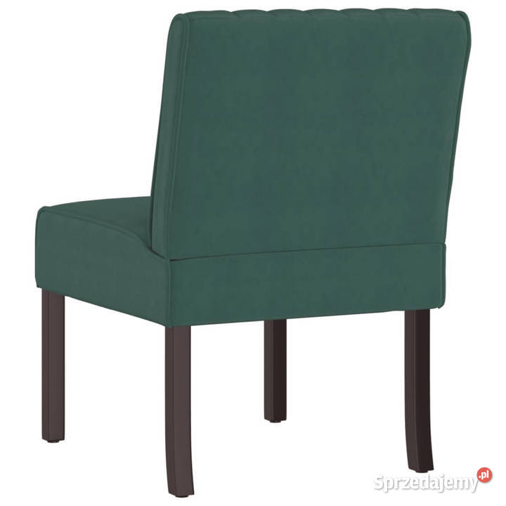 Fotel ciemnozielony obity aksamitem WM352453 Warszawa