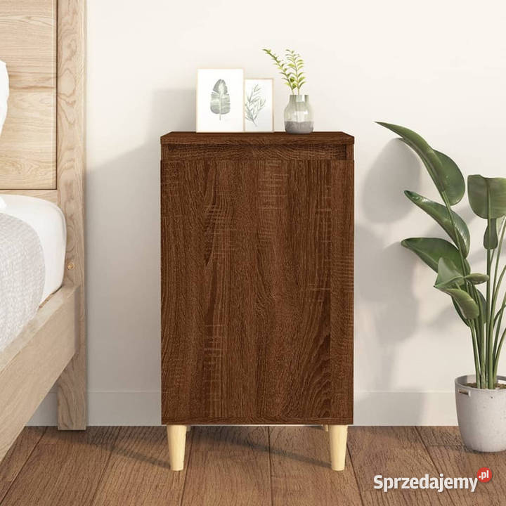 Szafka nocna brązowy dąb 40x35x70 materiał Warszawa