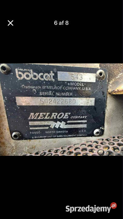 BOBCAT ladowarka miniladowarka