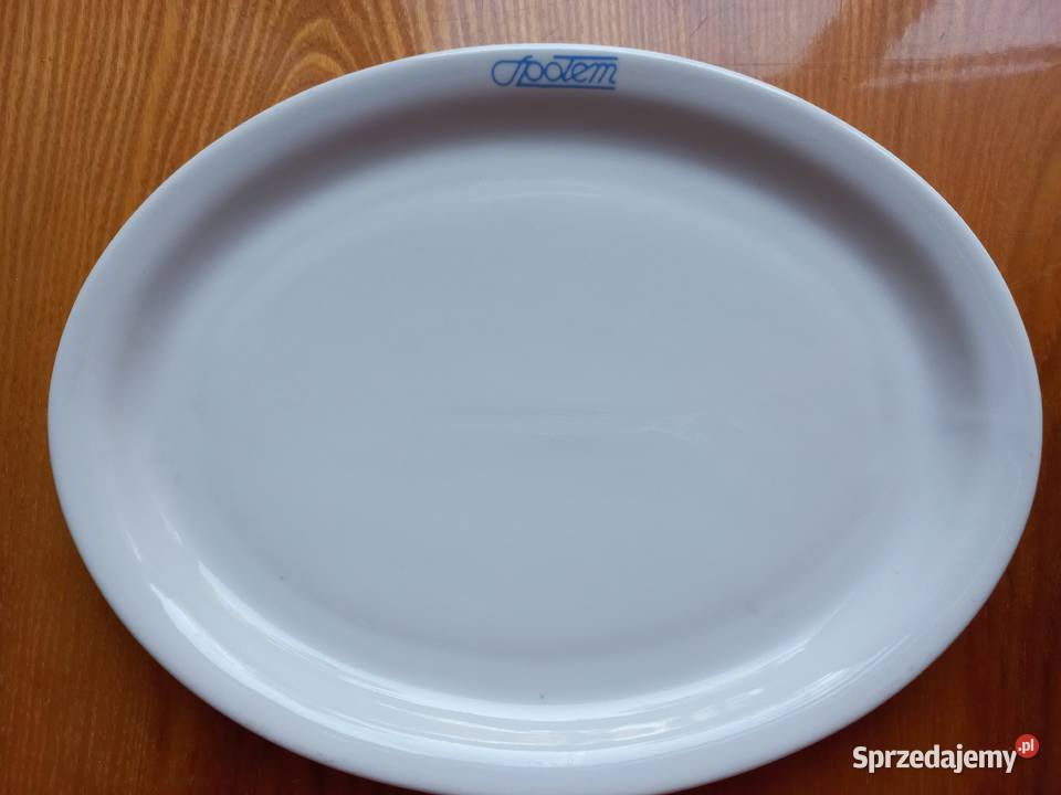 Półmisek PRL porcelana Lubiana Społem nieużywany Zgierz