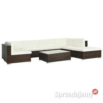 vidaXL 8cz zestaw wypoczynkowy do ogrodu Zestawy mebli ogrodowych Warszawa