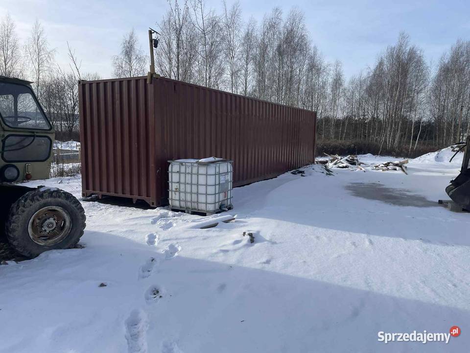 Sprzedam kontener morski służył jako garaż na Świdnik Duży