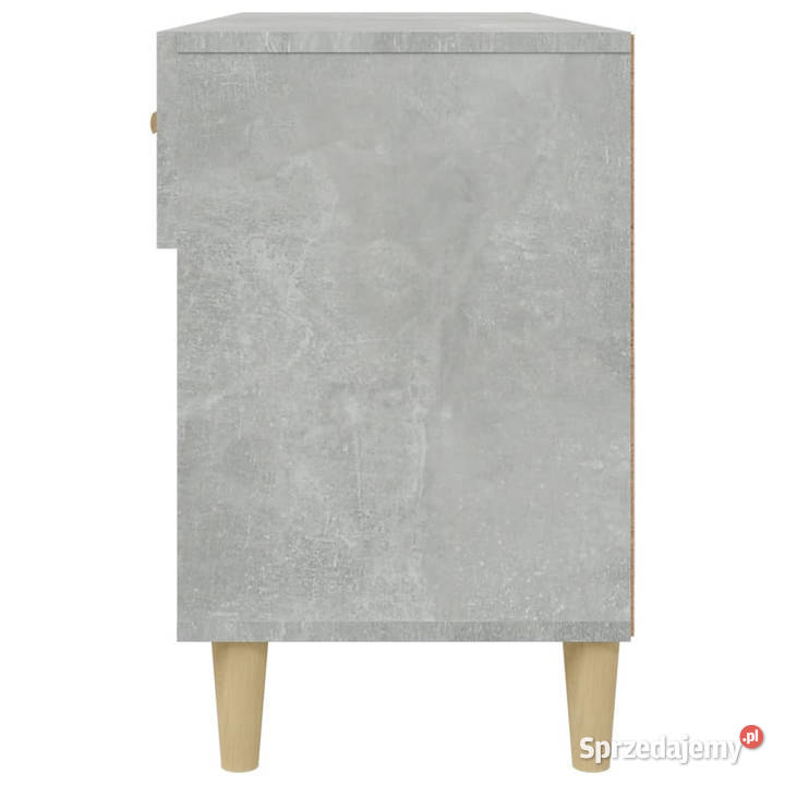 Szafka na buty szarość betonu 102x35x55 WM812820 mazowieckie Warszawa