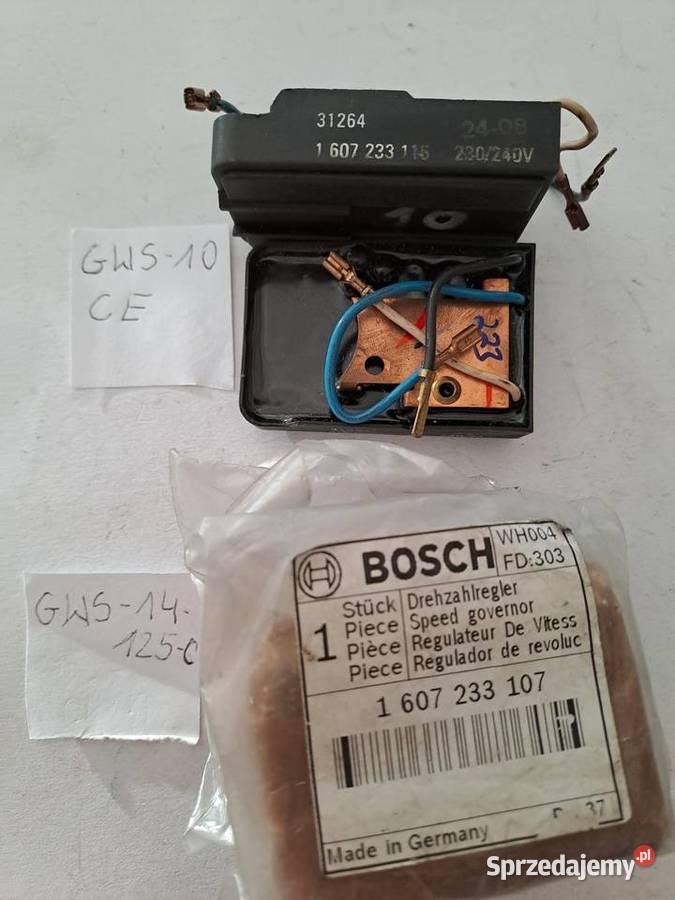 Regulator obrot w Bosch GWS 14 10 15 Be chat w Sprzedajemy.pl