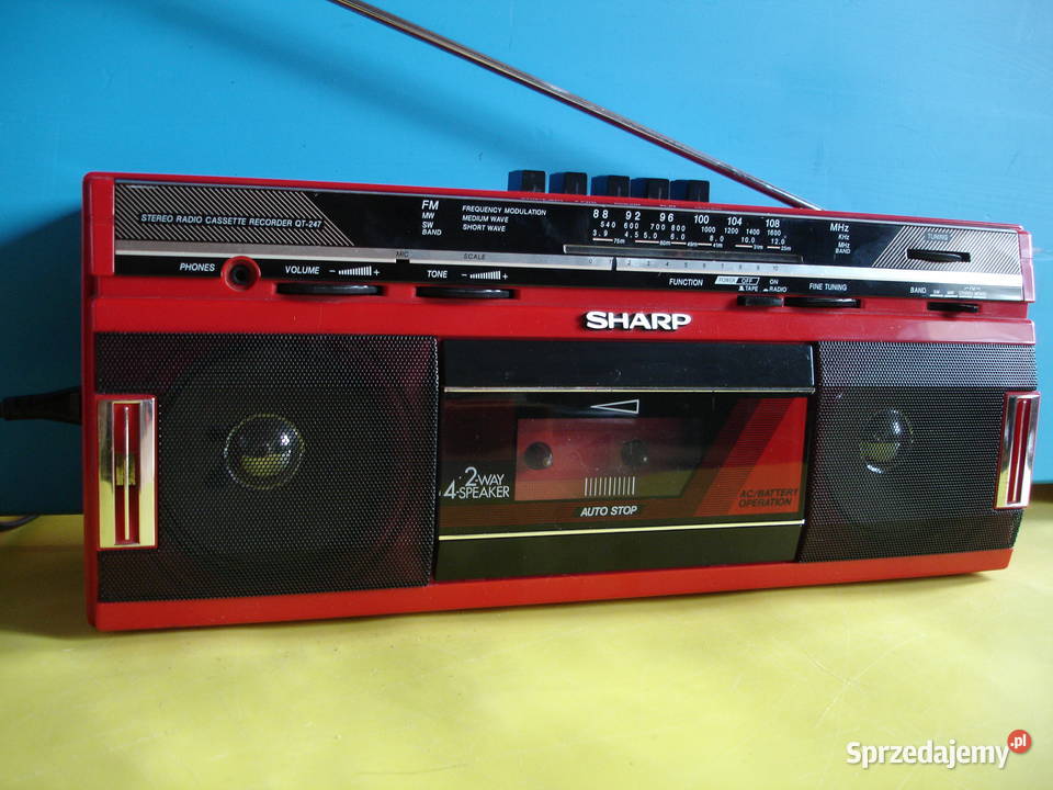 Radiomagnetofon SHARP QT247Y Zielona Góra