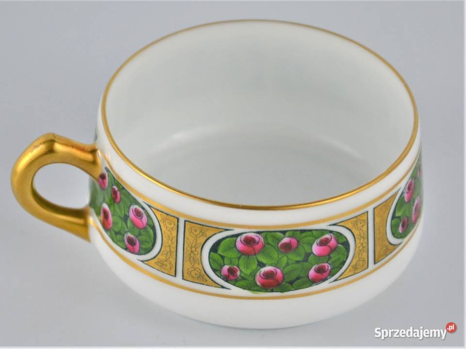 Secesyjna filiżanka mocca Lettin Baensch Warszawa