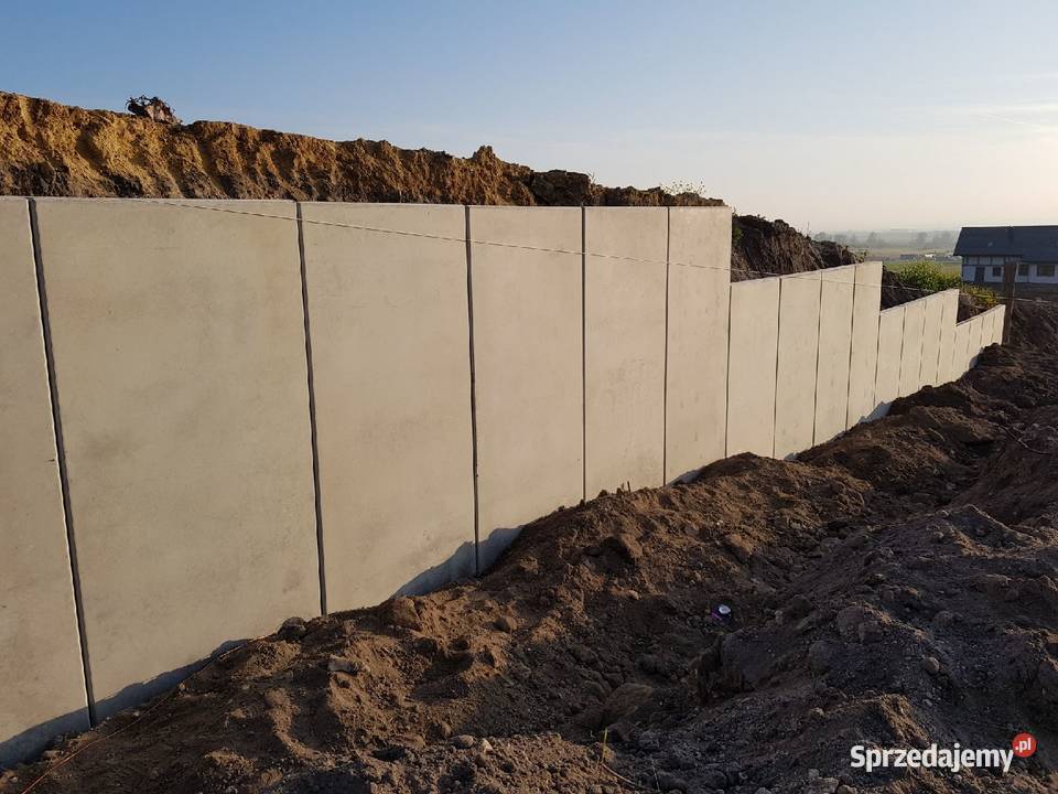 Mury oporowe elki ściany zasieki mur mazowieckie Mińsk Mazowiecki